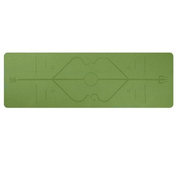 Eco-Friendly TPE Yoga Mat with Printed Position Lines - Image 9