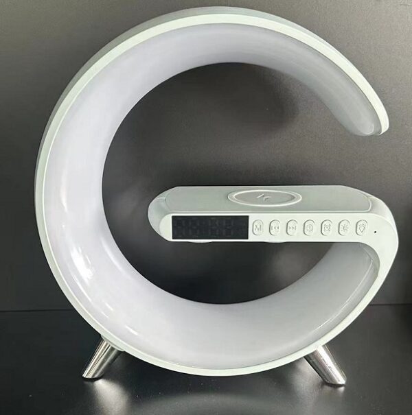 Multifunctional Decor Gadget with Wireless Charging, Decor Light with Bluetooth Speaker - Image 4