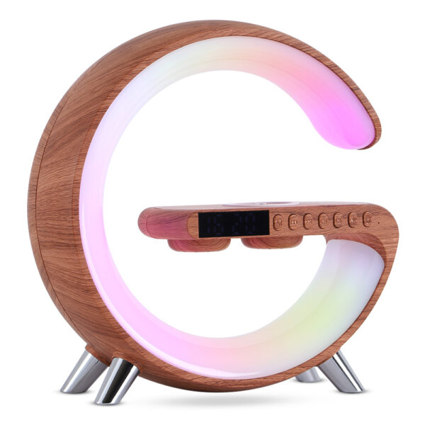 Multifunctional Decor Gadget with Wireless Charging, Decor Light with Bluetooth Speaker - Image 2