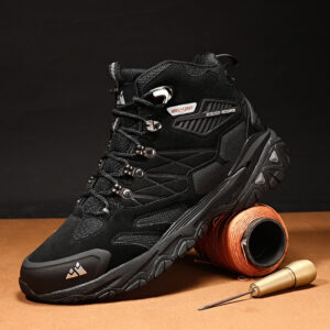 Men's High-Top Waterproof Hiking Shoes – Non-Slip, Durable, and Comfortable